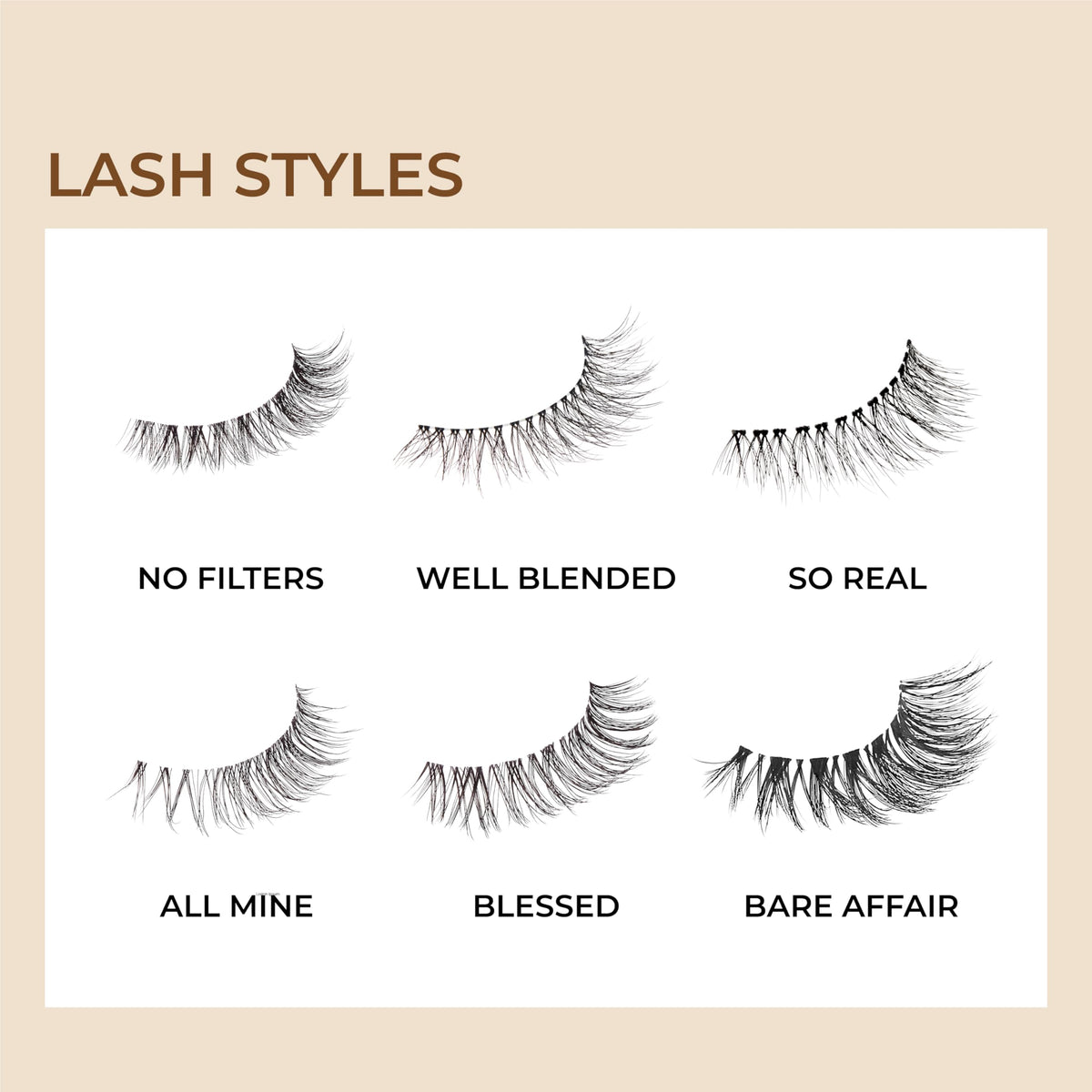 Kiss MLBB False Eyelashes, My Lash But Better, Bare Affair, 4 Pairs, 12mm, Lightweight, Stylish, Wispy Everyday Wear Strip Lashes, Superfine Band