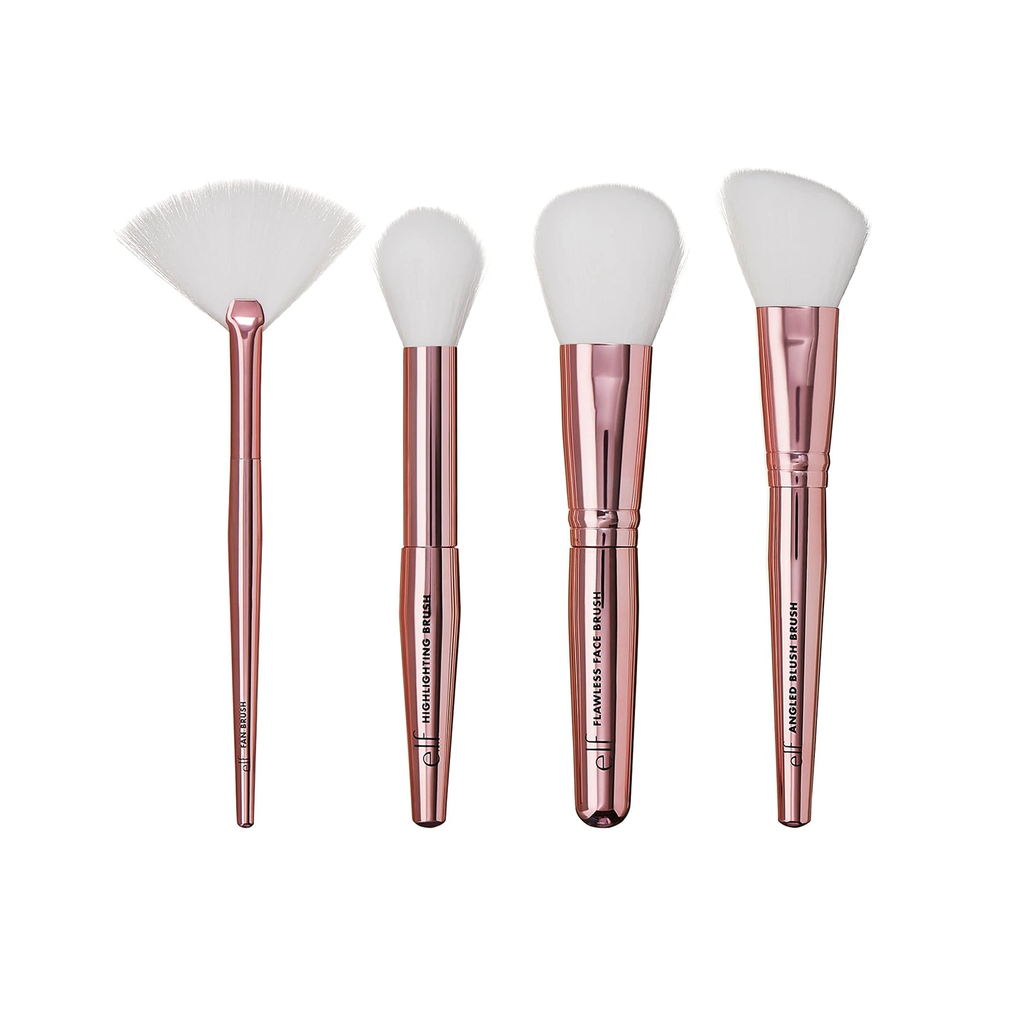 e.l.f. Cosmetics Blush & Glow Brush Kit, Blushes For Applying Powder, Blush, Bronzer & Highlighter, Creates A Seamless Finish Beauty & Personal Care e.l.f.