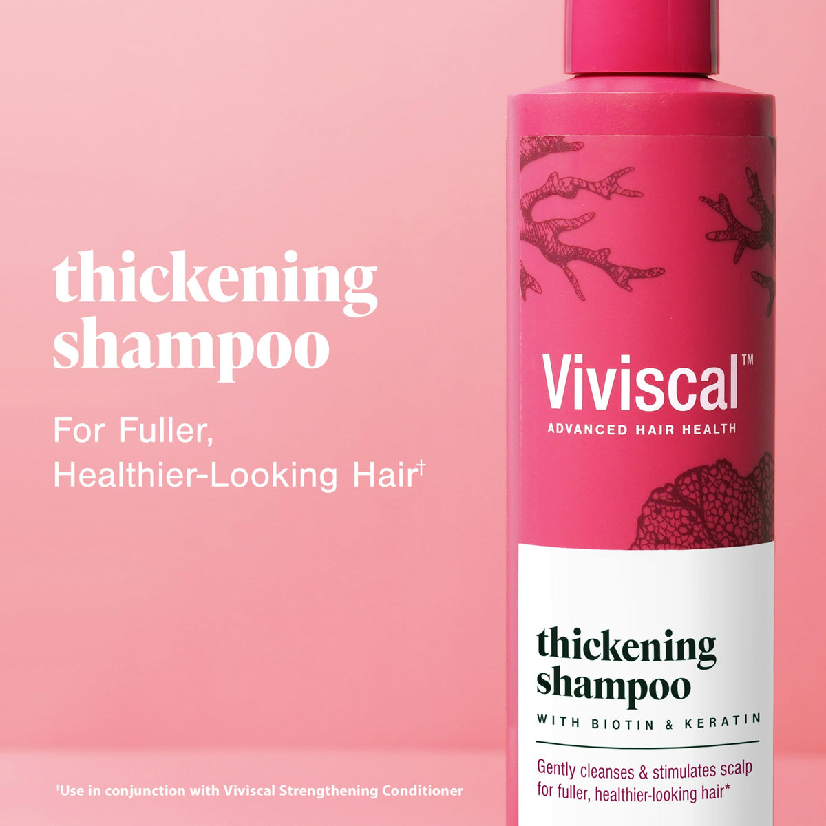 Viviscal Thickening Shampoo, Formulated With Biotin And Keratin, Fortified With Marine Collagen And Seaweed Extract, Strengthens And Reduces Breakage Beauty & Personal Care Viviscal