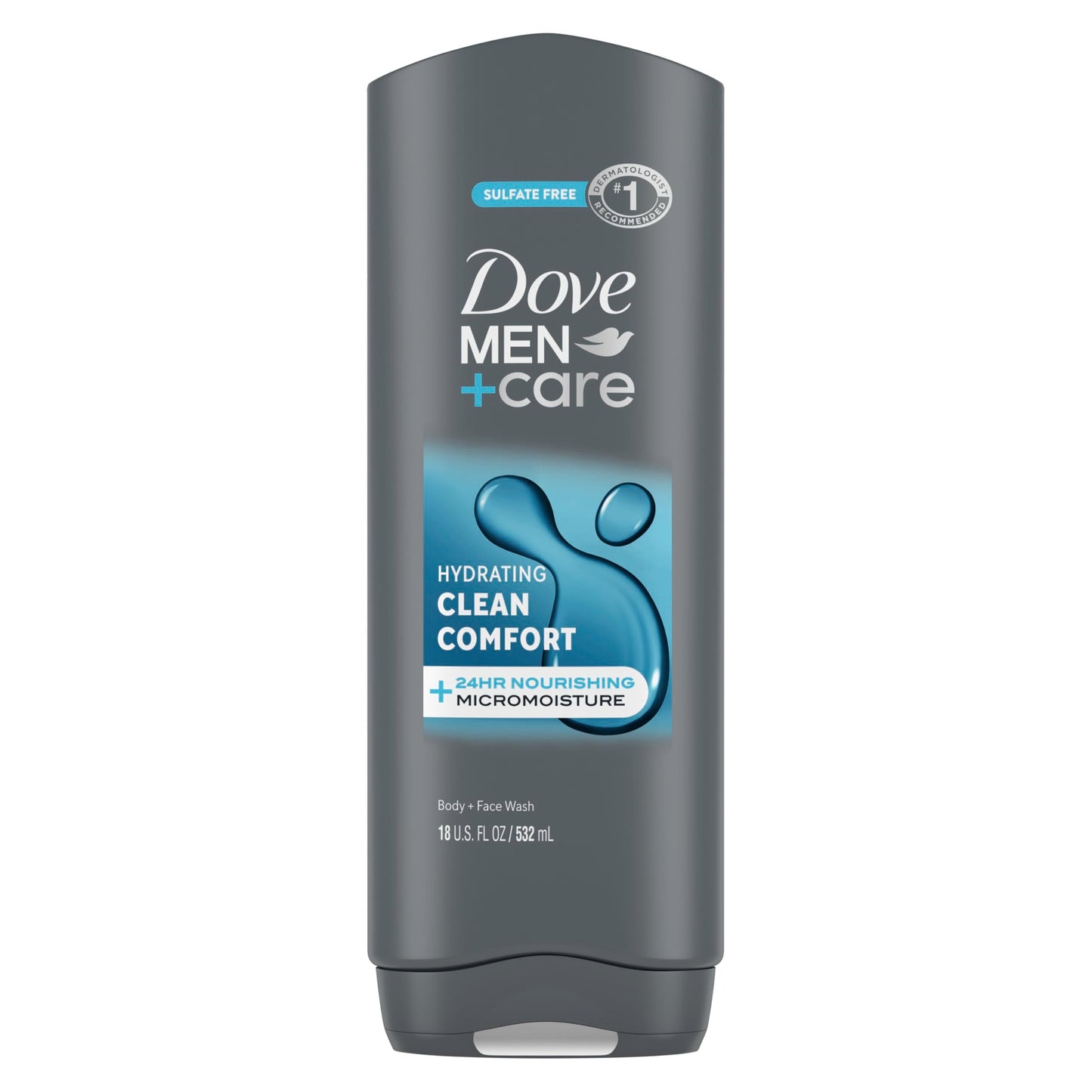 Dove Men+Care Body and Face Wash Hydrating Clean Comfort Body Wash for Men with 24-Hour Nourishing Micromoisture Technology 18 oz Beauty & Personal Care DOVE MEN + CARE
