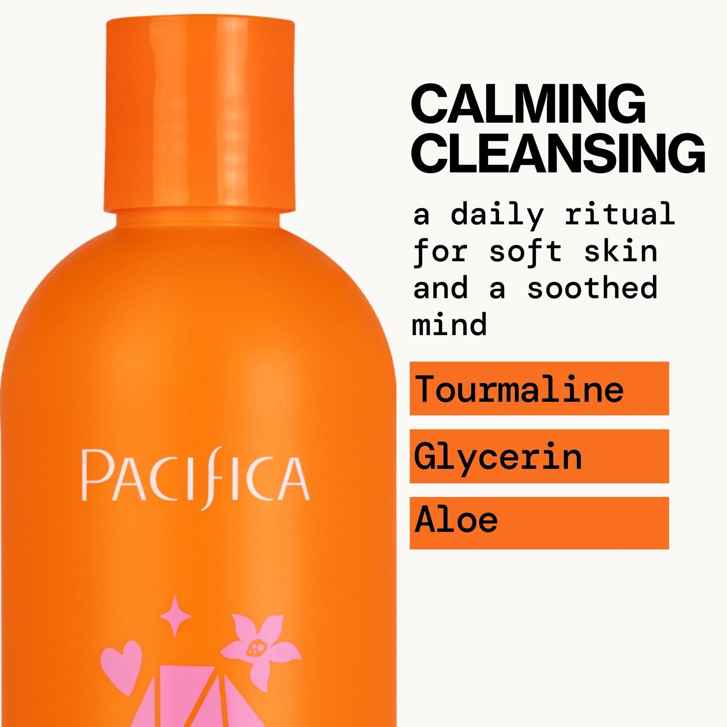 Pacifica Body Wash - Orange Tourmaline Super Hydrating Body Wash - Bath & Shower Gel - Clean Beauty, Vegan & Cruelty-Free Dermatologist Tested Beauty & Personal Care Pacifica