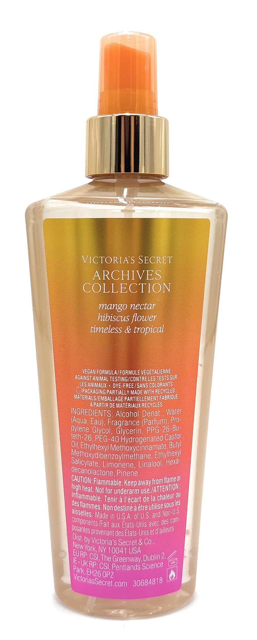 Victoria's Secret Mango Temptation Fragrance Mist 8.4 fl oz Archives Collection Beauty & Personal Care Victoria's Secret
