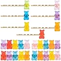 PAGOW 11 Styles Candy Hair Clips Cartoon Gummy Bear Barrettes Colorful Resin Animal Hairpins Handmade Birthday Valentines Christmas Hair Accessories Beauty & Personal Care PAGOW