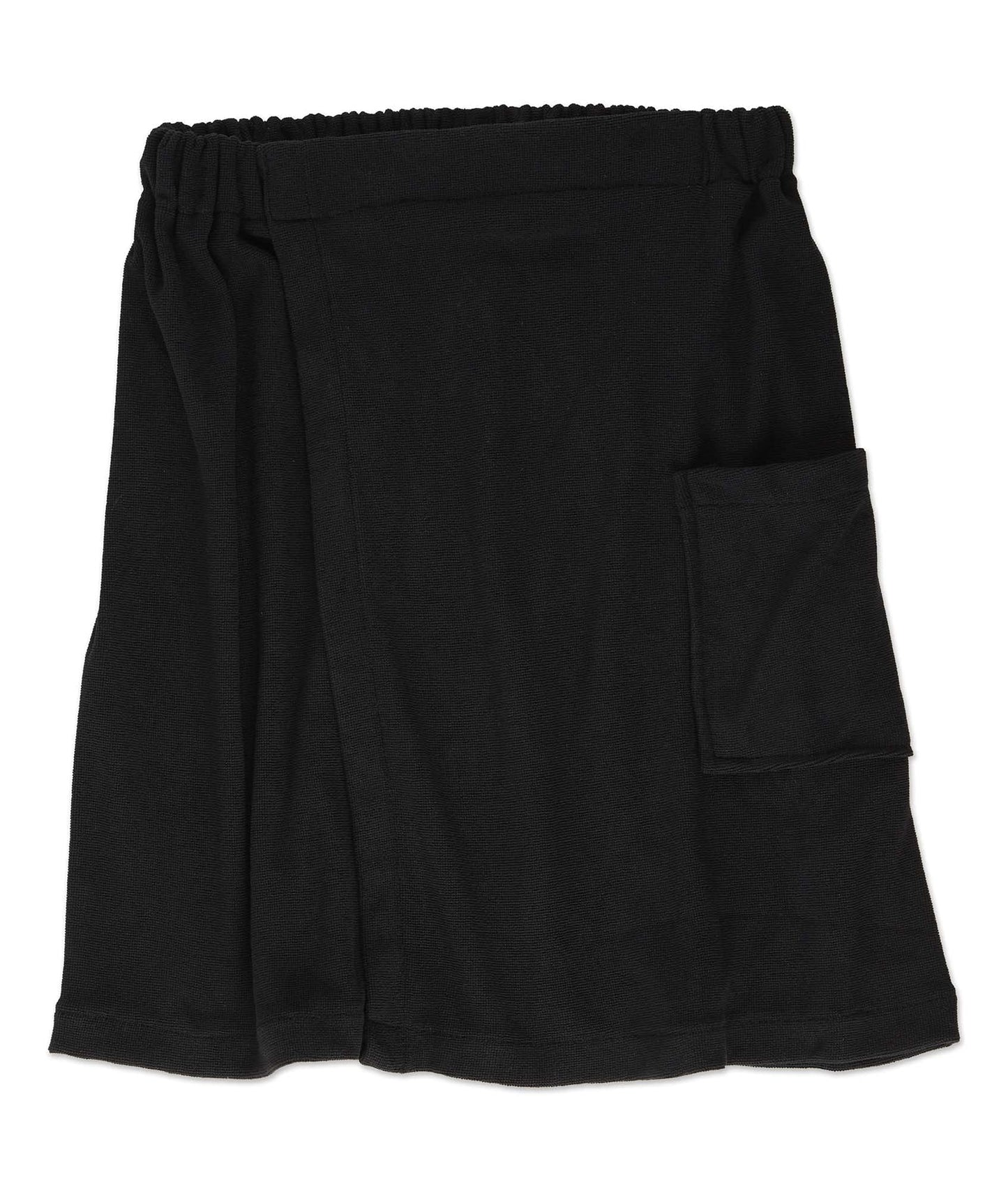 DII Men's Terry Shower Wrap Collection Adjustable Closure and Pocket, 54x20, Black Beauty and Personal Care DII