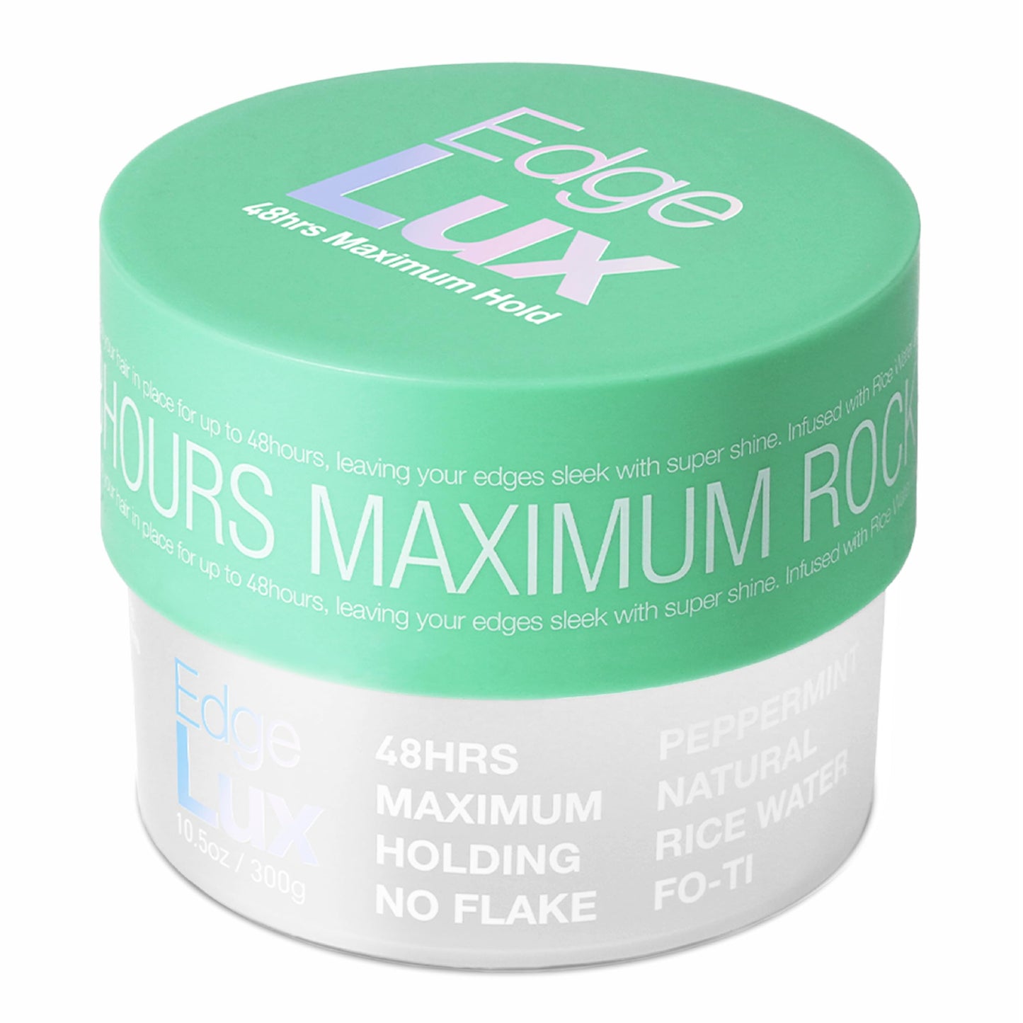 Lux Collection Edge Control Gel for 4C Hair - 48 Hour Maximum Hold Edge Control, Edge Lux with Castor Oil, Keratin & Biotin, Non-Flaking Styling Gel Beauty & Personal Care Lux Collection