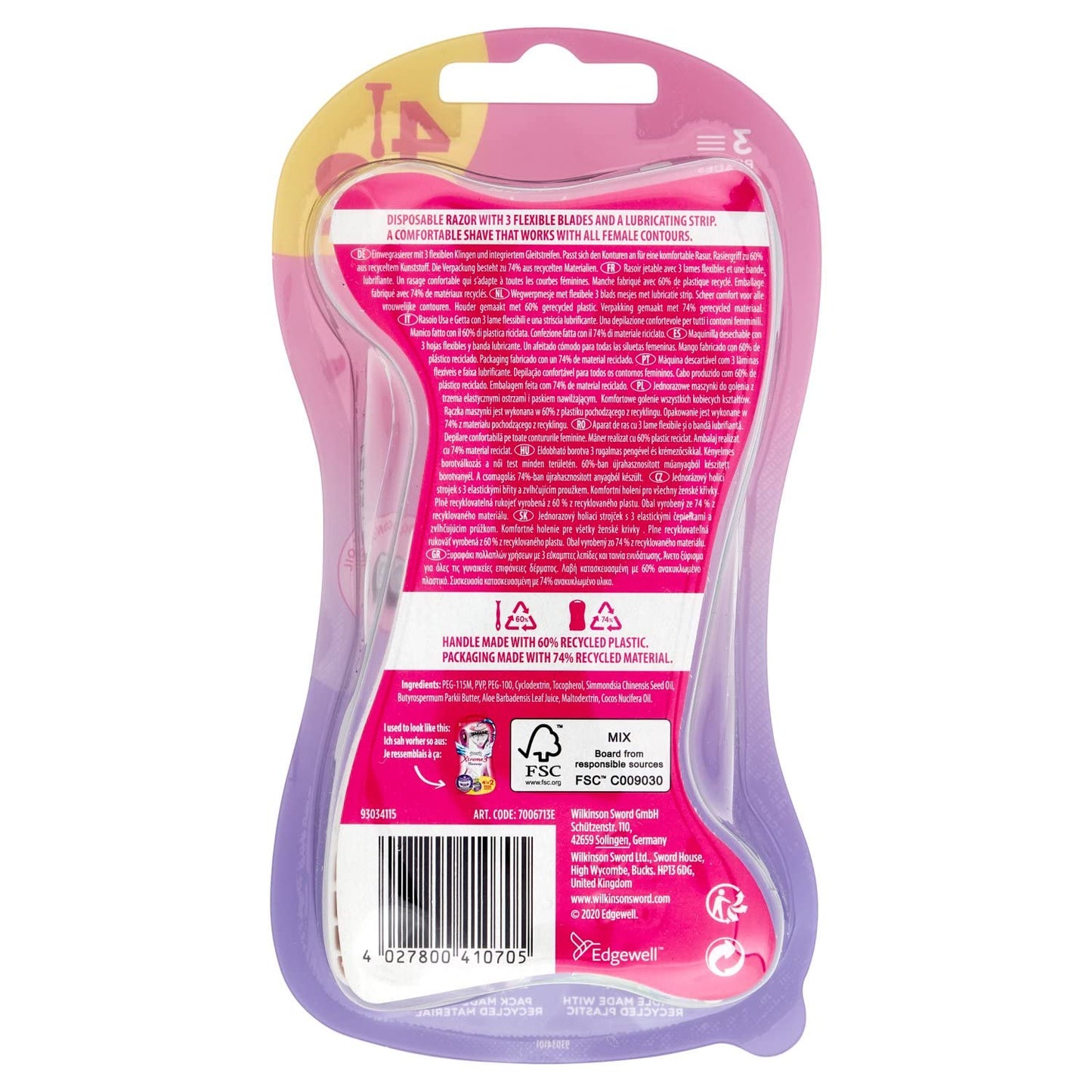 Wilkinson Sword Xtreme 3 Beauty Disposable Razor For Women 4 + 2 Free Beauty and Personal Care Wilkinson Sword