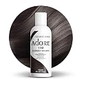 Adore Semi Permanent Hair Color (110 Darkest Brown) | Vegan & Cruelty-Free Brown Hair Dye | No Ammonia, No Peroxide, No Alcohol | 4 Fl Oz Beauty & Personal Care Adore