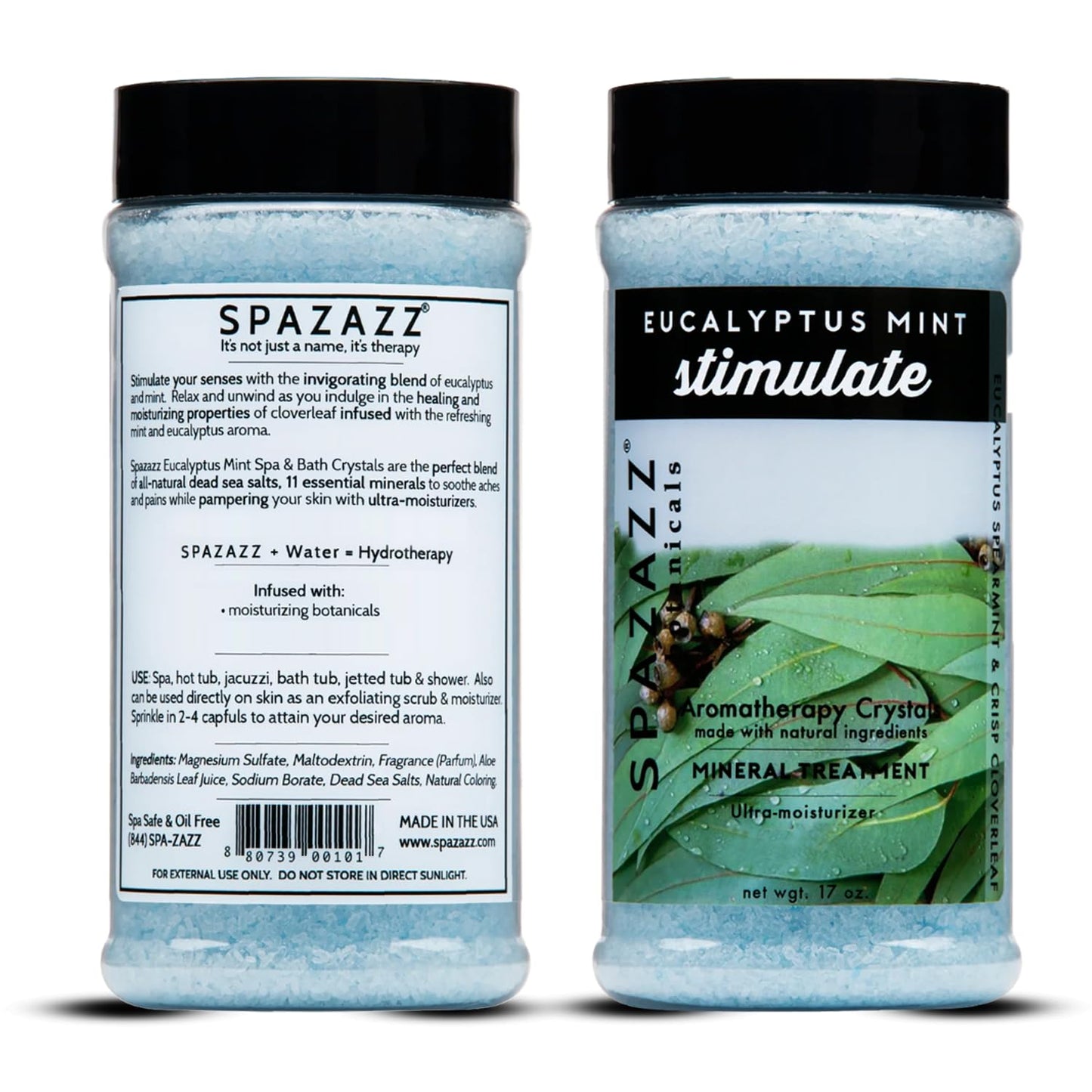 Spazazz Eucalyptus Mint Spa and Bath Crystals Beauty and Personal Care Spazazz