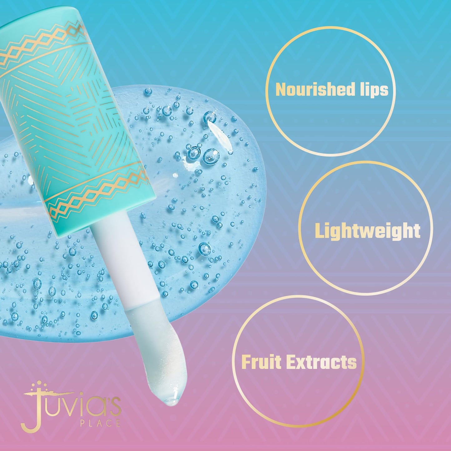 Juvia's Place Magic Lip Oil - Blue Berries - Smooth, Hydrating w/Vitamin E for Soft, Glossy, Juicy Lips - Infused with Fruit Extracts - Tinted, Beauty & Personal Care Juvia's Place
