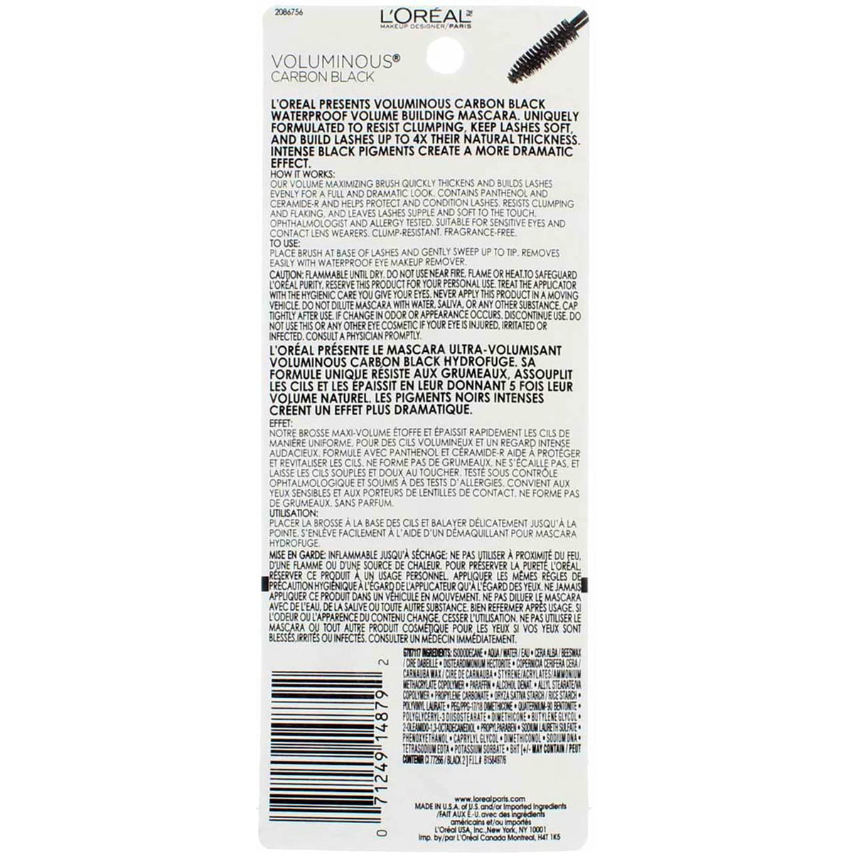 Lor Mascara 980 Vol Wtp C Size .28z