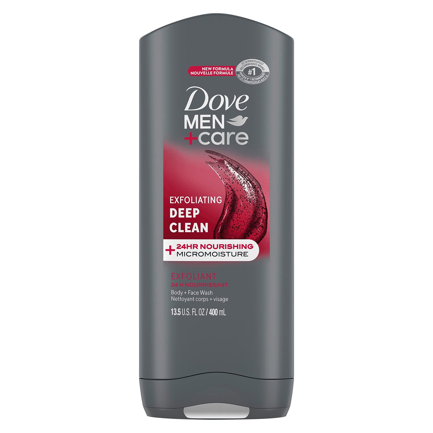 DOVE MEN + CARE Body and Face Wash Exfoliating Deep Clean Body Wash for Men with 24-Hour Nourishing Micromoisture Technology, 13.5 oz Beauty & Personal Care DOVE MEN + CARE