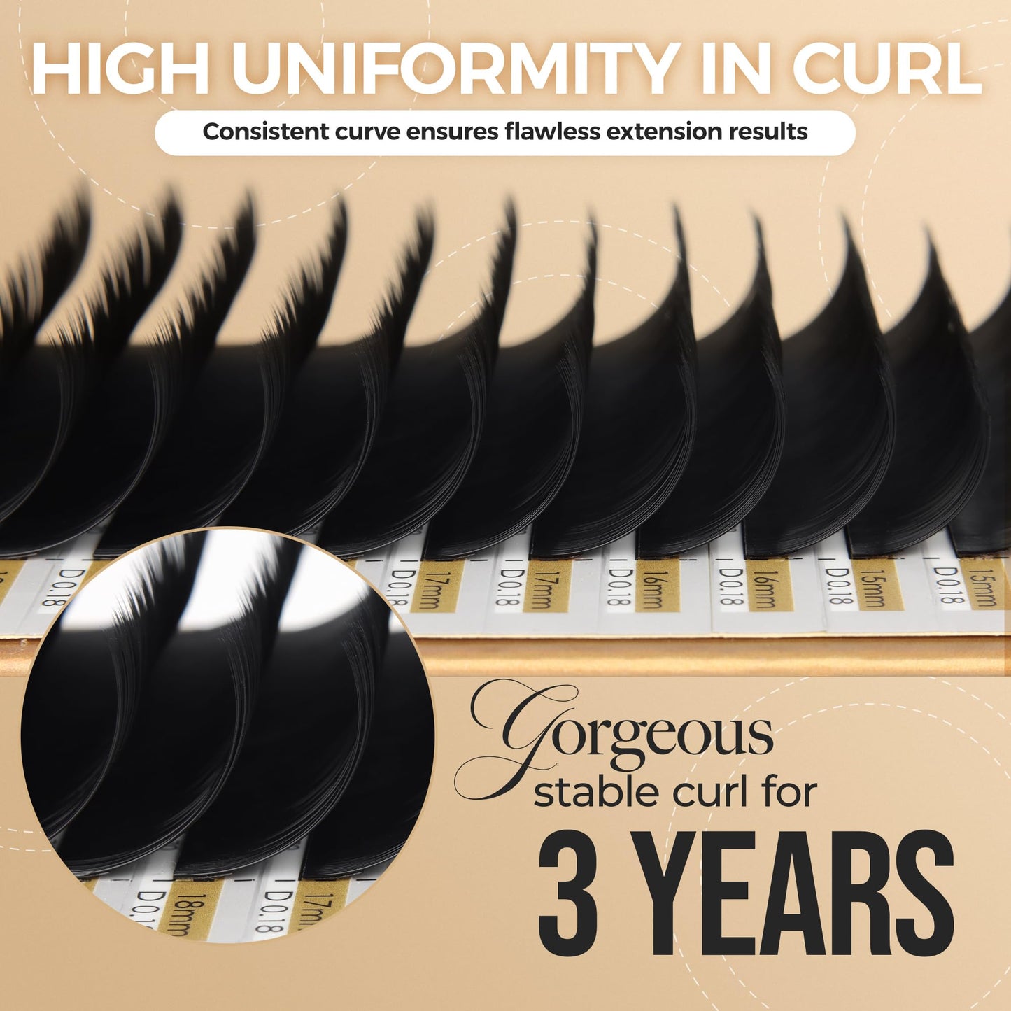 LASHVIEW D Curl 13mm Silk Fake Eyelash Extensions 0.20 Thickness Thick Lashes Semi-Permanent Eyelashes Natural Individual Application for Professional Beauty & Personal Care LASHVIEW