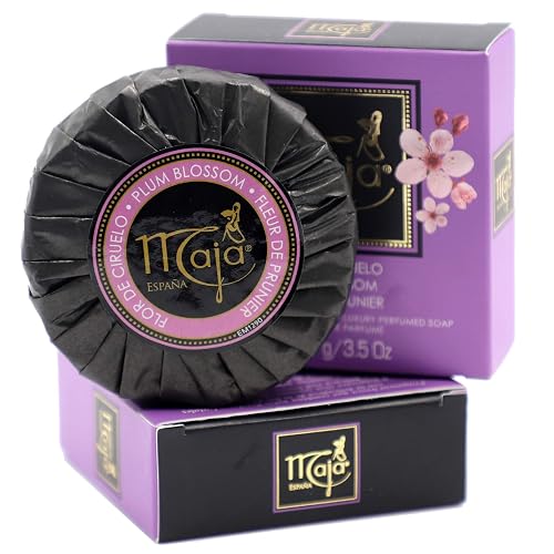 Maja Plum Blossom Soap, Perfumed Soap, Round and Luxurious Soap to Clean and Moisturize your skin, Leaves Skin Beautifully Scented and Soft, 2-Pack Beauty & Personal Care Maja