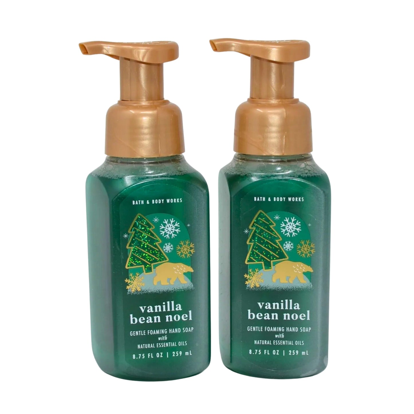 Bath & Body Works Foaming Hand Soap, Set of 2, 8.75oz Each (Vanilla Bean Noel) Beauty & Personal Care Bath & Body Works