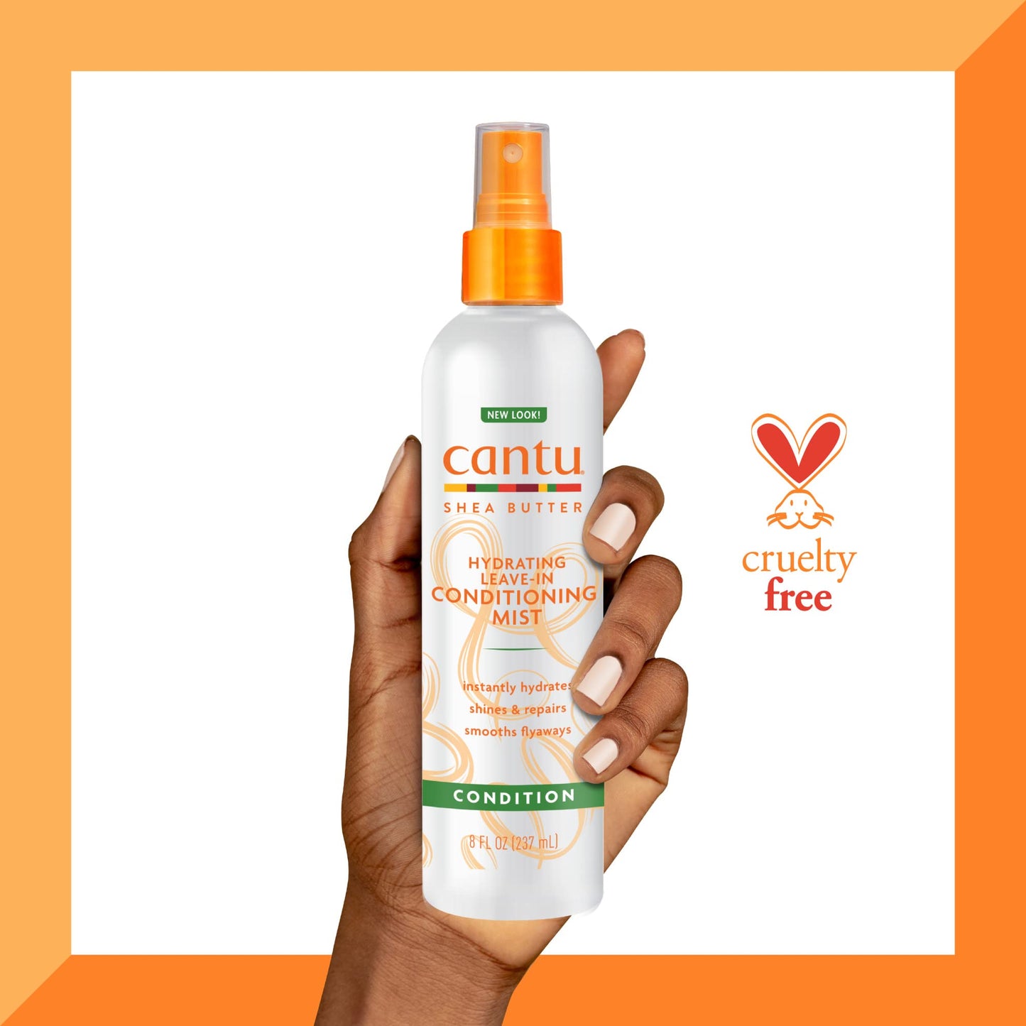 Cantu Shea Butter Hydrating Leave-In Conditioning Mist, 8 fl oz Beauty & Personal Care Cantu
