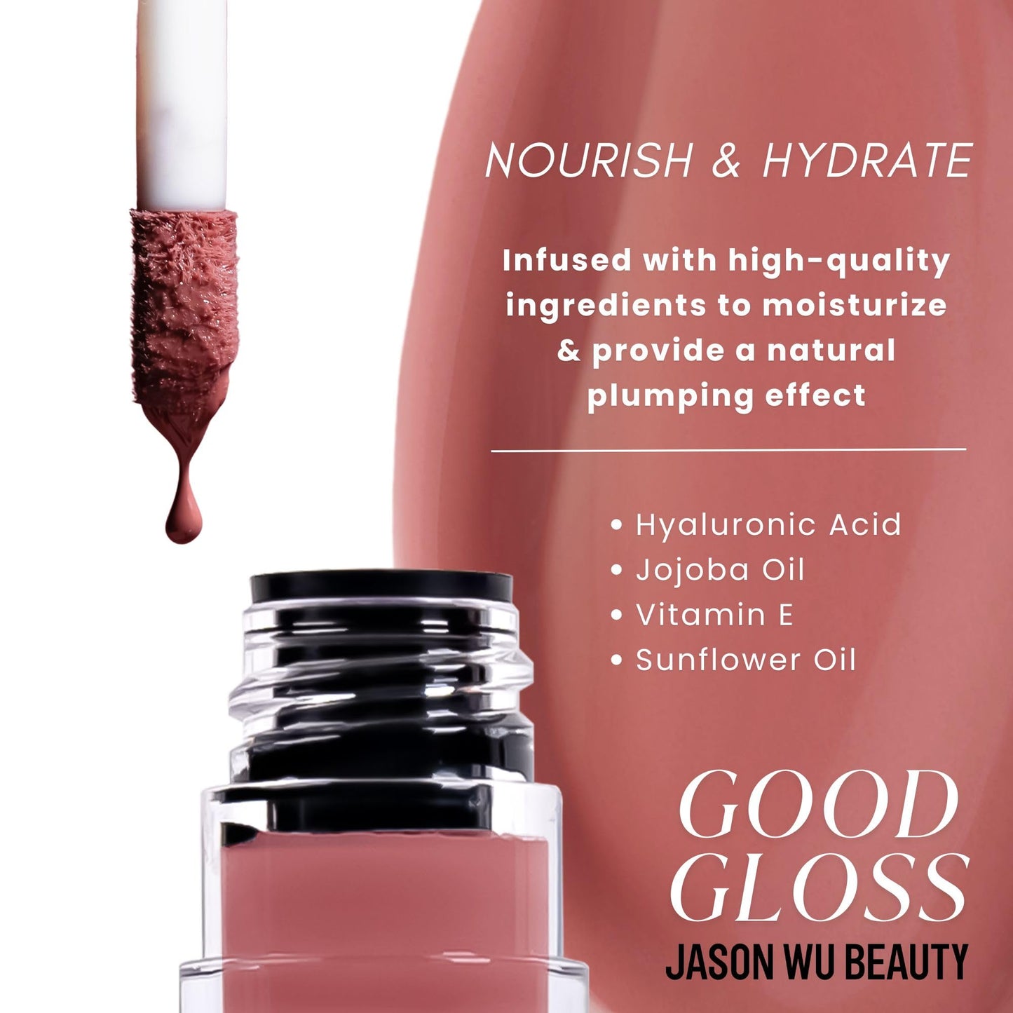 Jason Wu Good Gloss - Hydrating Non-Sticky Lip Gloss - GG05 Strawberry Lemonade Beauty & Personal Care Jason Wu