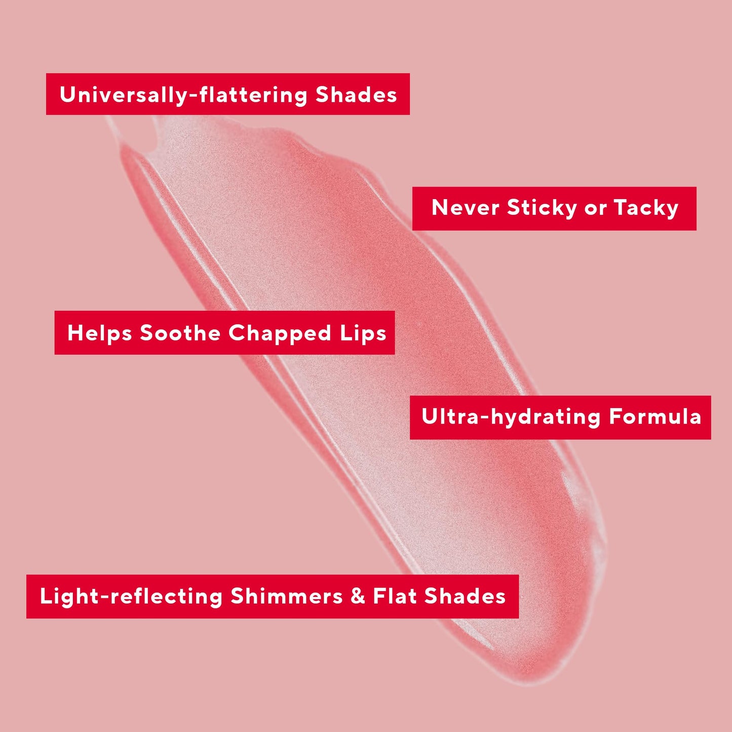 Mirabella - Luxe Advanced Formula Matte Lip Gloss, Long-Wear Lip Gloss That Won’t Dry or Crack Lips, No Smudging or Feathering, Angelic (Nude Pink) Beauty & Personal Care Mirabella