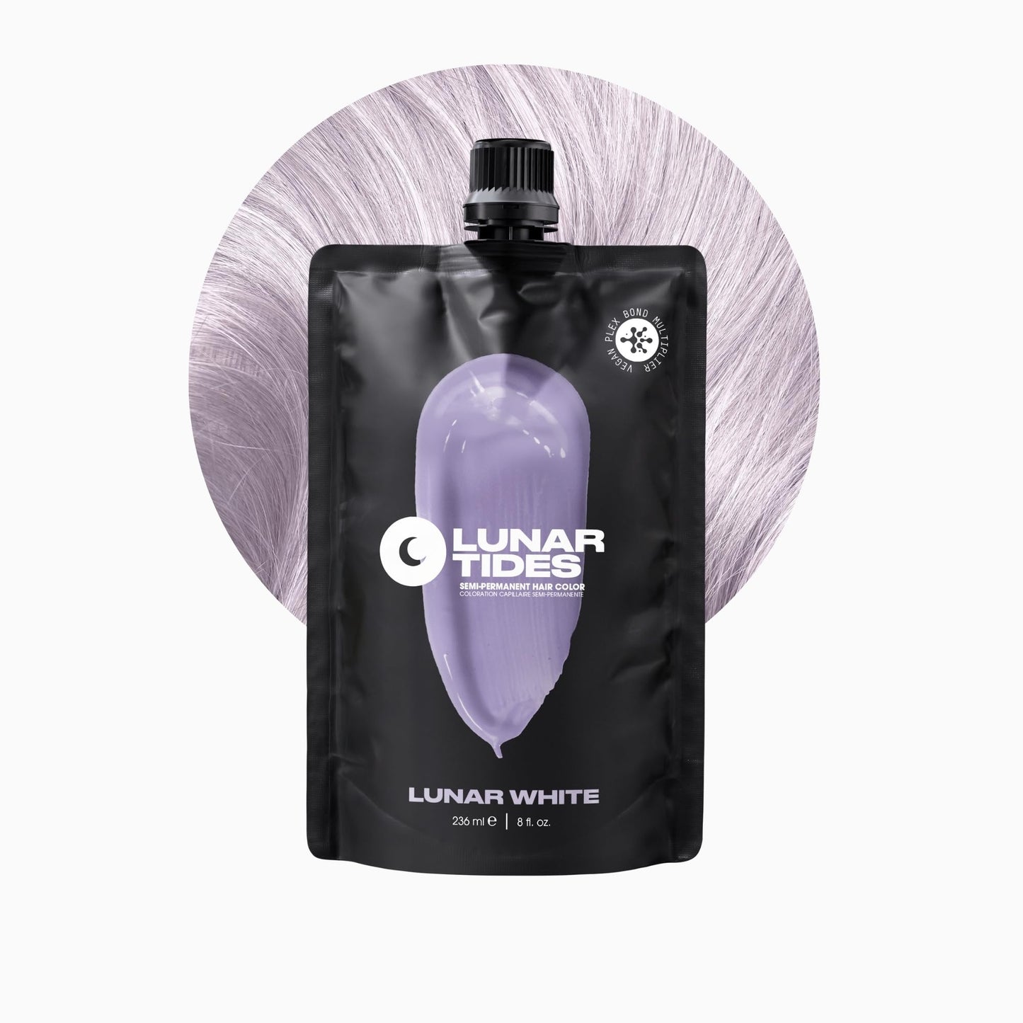 Lunar Tides Semi-Permanent Hair Color (43 colors) (Lunar White, 8 fl. oz.) Beauty & Personal Care Lunar Tides