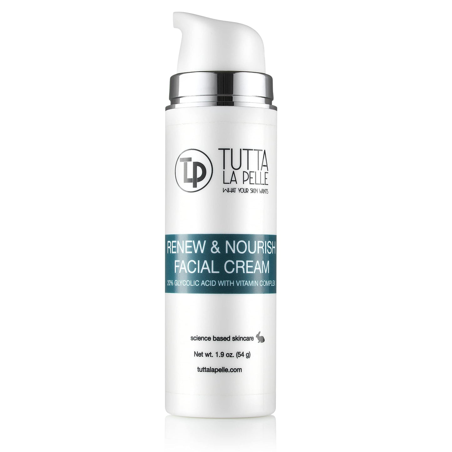 Glycolic Acid Cream 20% AHA Facial Cream, Vitamin Complex - Acne Cream, q10 Anti Aging wrinkle cream, KP - Keratosis pilaris / Fine Line Cream - Day Beauty & Personal Care Tutta La Pelle