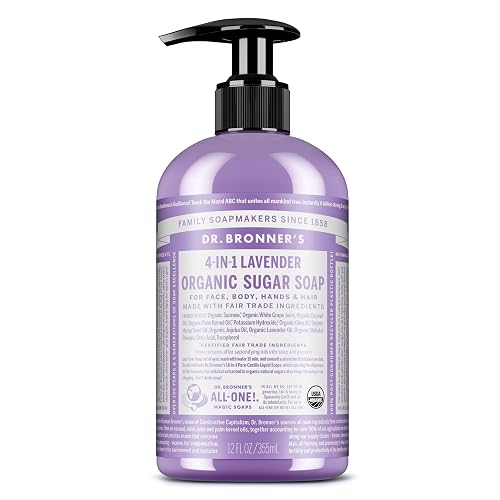 Dr Bronner Pump Soap Sugar Lavender Beauty & Personal Care Dr. Bronner's