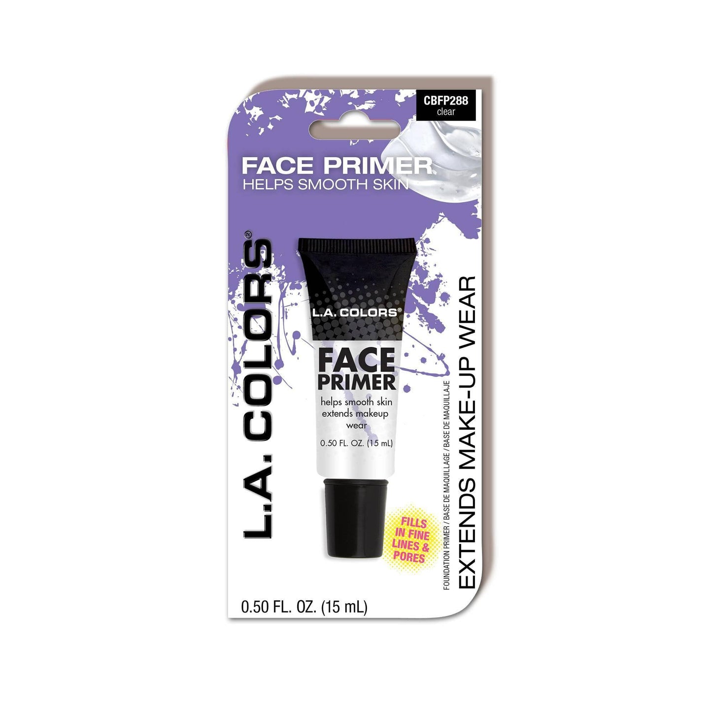L.A. COLORS Face Primer (carded), Clear CBFP288 Beauty & Personal Care L.A. COLORS