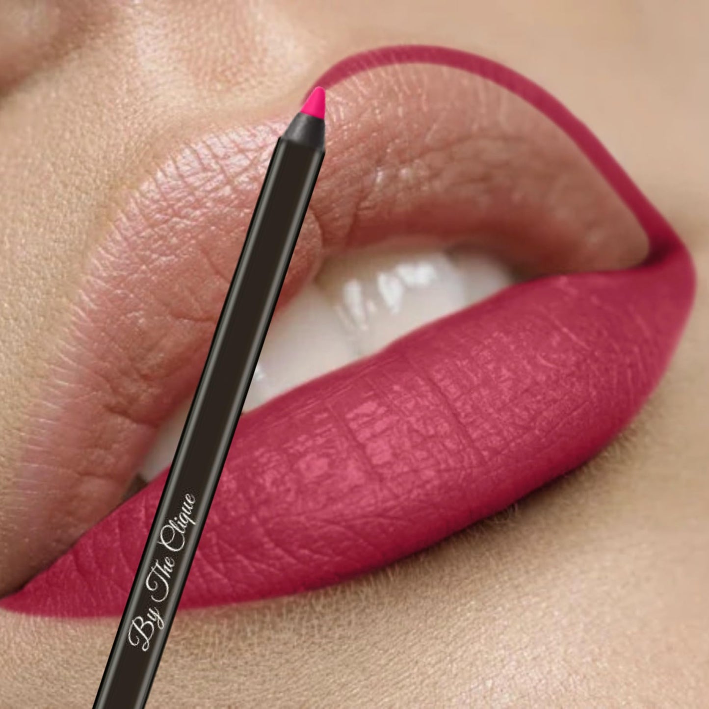 By The Clique Premium Long Lasting Pink Matte Lip Liner Pencil | Pink Poison Beauty & Personal Care By The Clique