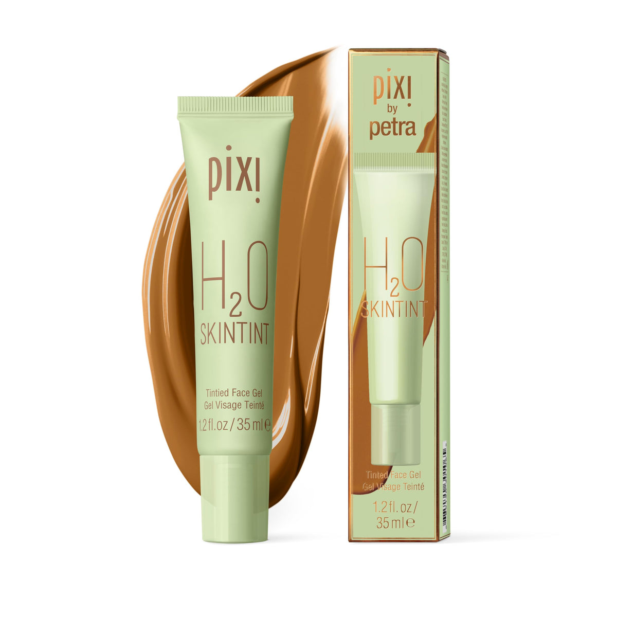 Pixi H2O SkinTint | Tinted Face Gel Moisturizer | Lightweight Hydrating Coverage with Hyaluronic Acid | Evens Skin Tone & Reduces Redness | Oil-Free