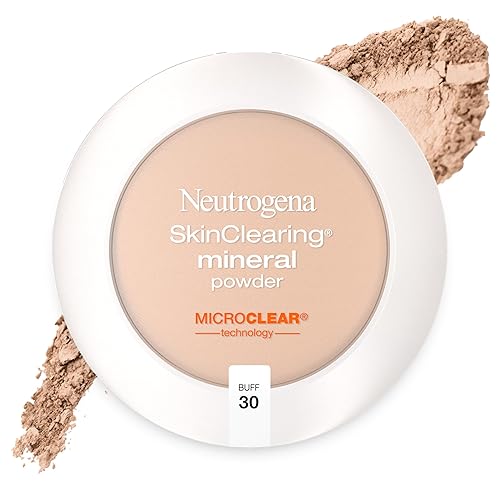 Neutrogena SkinClearing Mineral Acne-Concealing Pressed Powder Compact, Shine-Free & Oil-Absorbing Makeup with Salicylic Acid to Cover, Treat Beauty & Personal Care Neutrogena