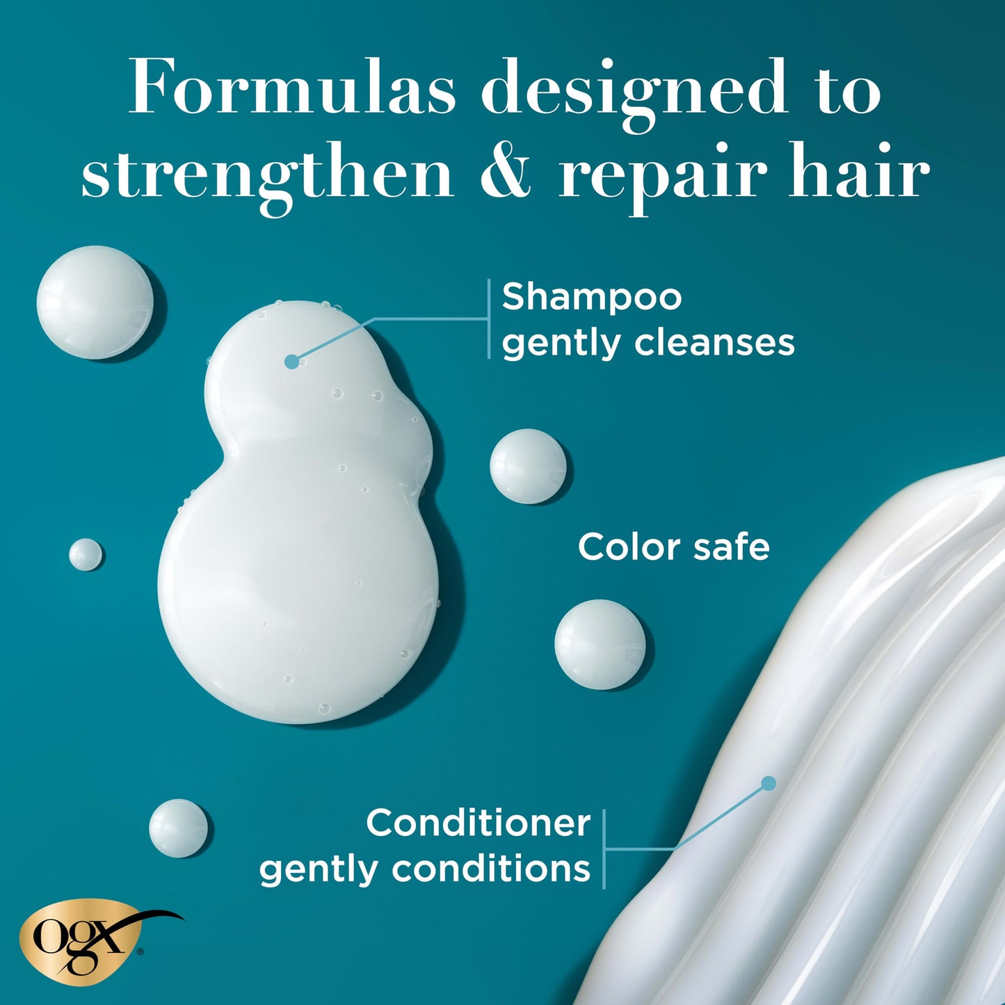 OGX Renewing + Argan Oil of Morocco Shampoo & Conditioner Set, Helps Strengthen & Repair Dry, Damaged Hair, Paraben-Free, Sulfate-Free Surfactants Beauty & Personal Care OGX