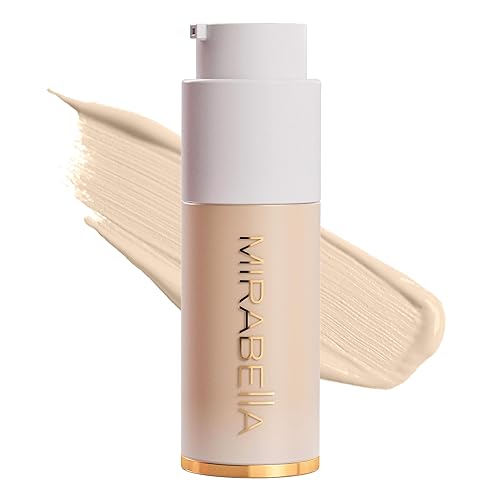 MIRABELLA - Invincible for All HD Liquid Foundation, Moisturizing Face Products for All Skin Types, Full-Coverage Lightweight Foundation Makeup Beauty & Personal Care Mirabella