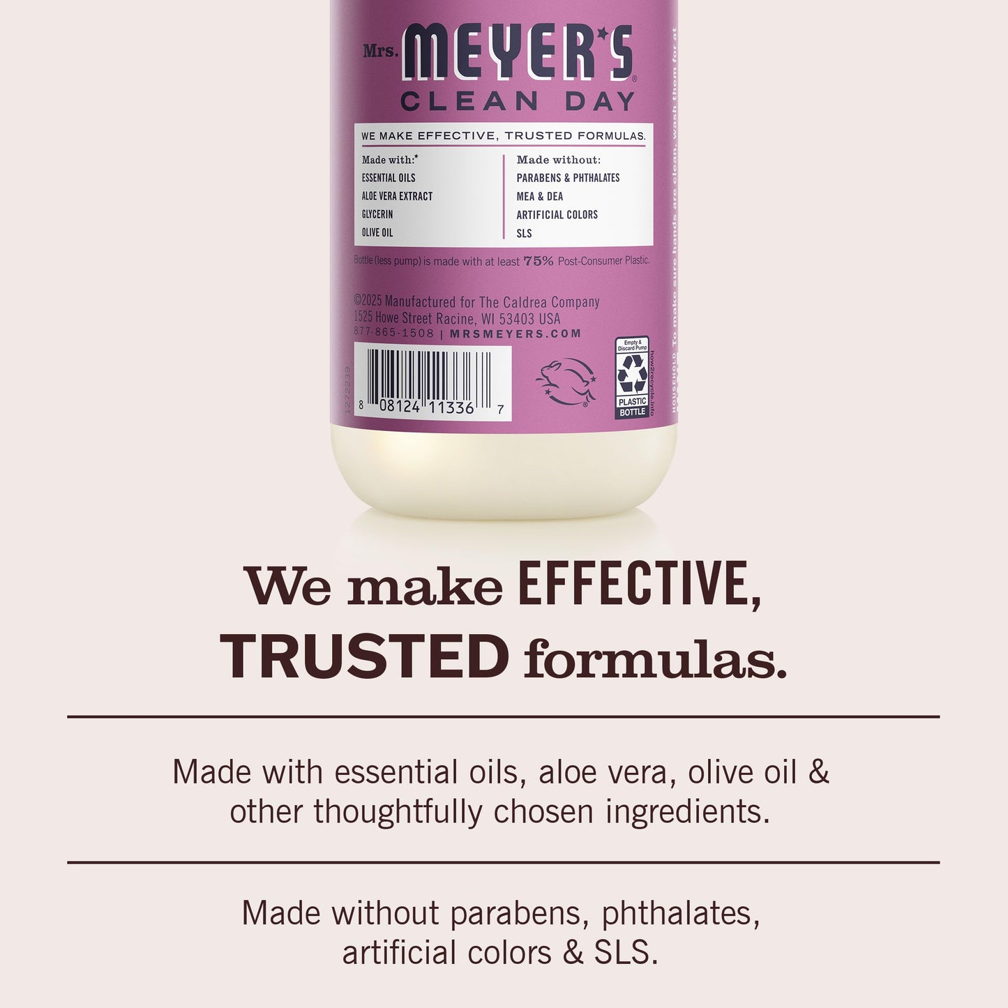 MRS. MEYER'S CLEAN DAY Hand Soap, Plum Berry Scent, 12.5 Fl Oz Bottle Beauty & Personal Care Mrs. MEYER'S