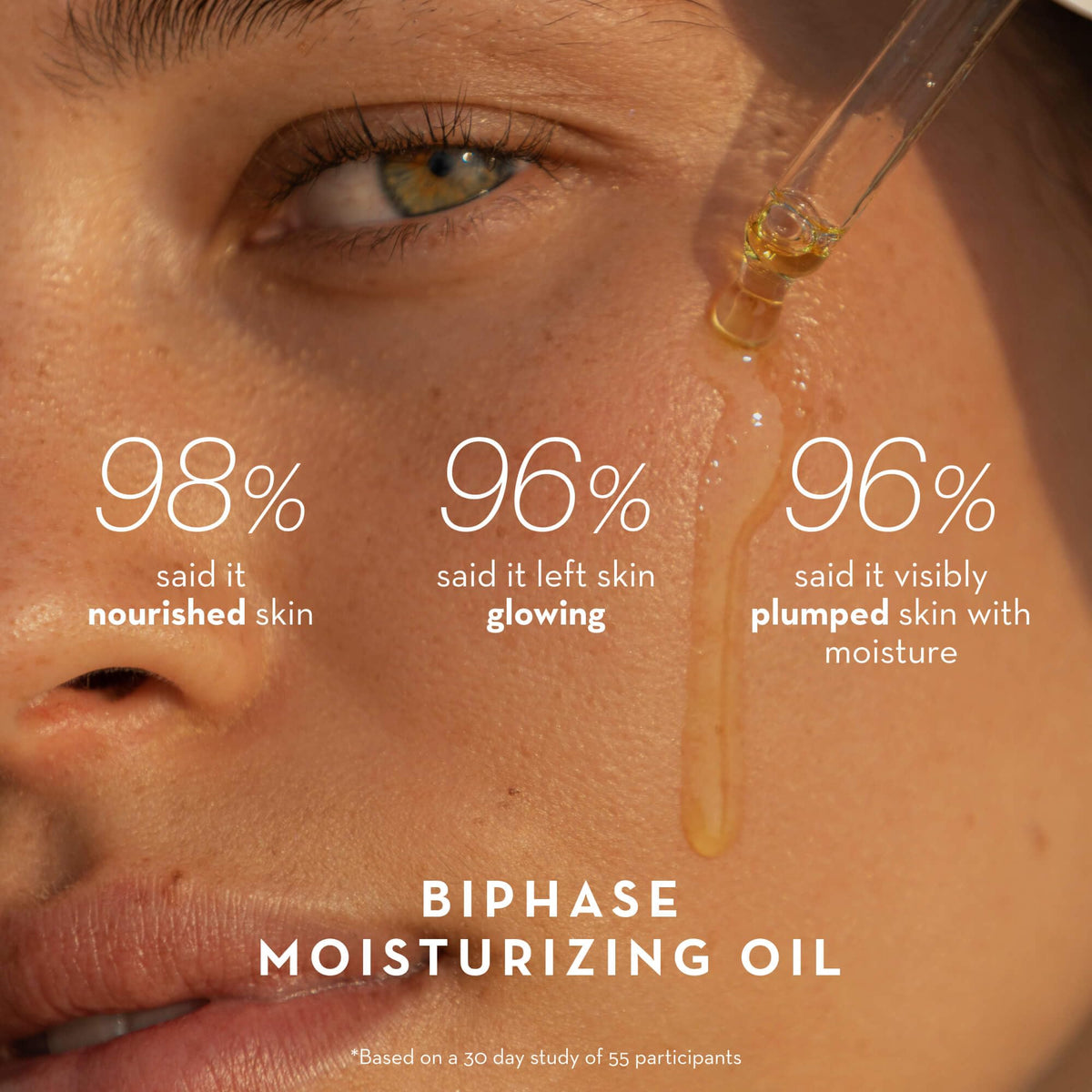 Furtuna Skin Biphase Moisturizing Oil - Hydrating, Plumping & Protecting Face, Neck, and Decollete Oil, Vegan & Cruelty-Free, Organic Olive Beauty & Personal Care Furtuna Skin