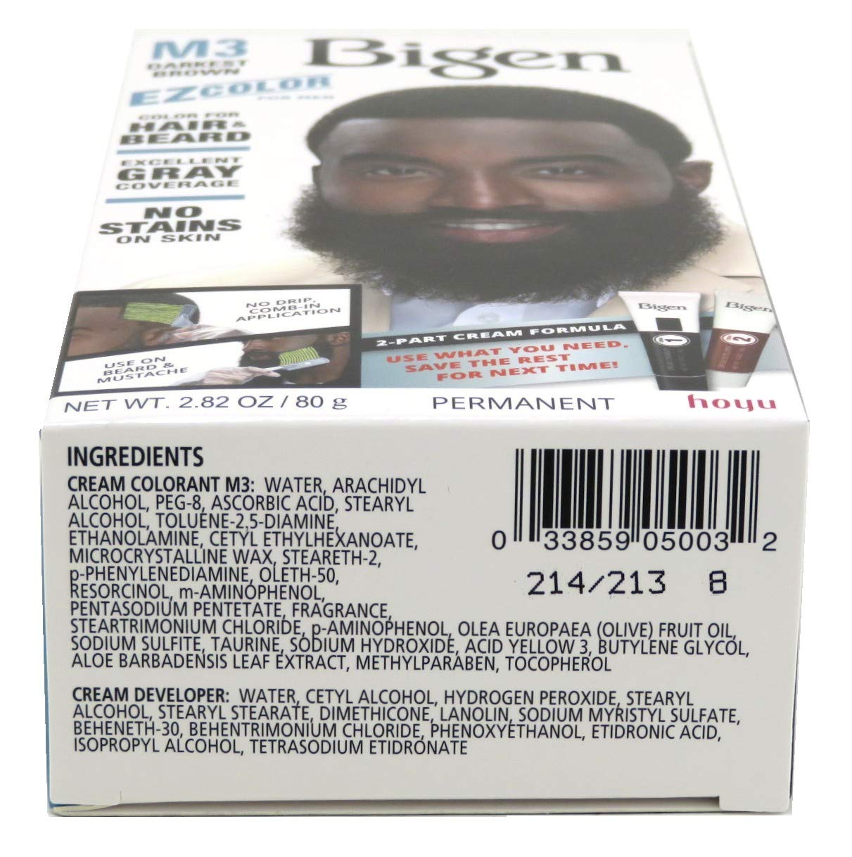 Bigen EZ Color for Men Darkest Brown Kit (Pack of 6) Beauty & Personal Care Bigen
