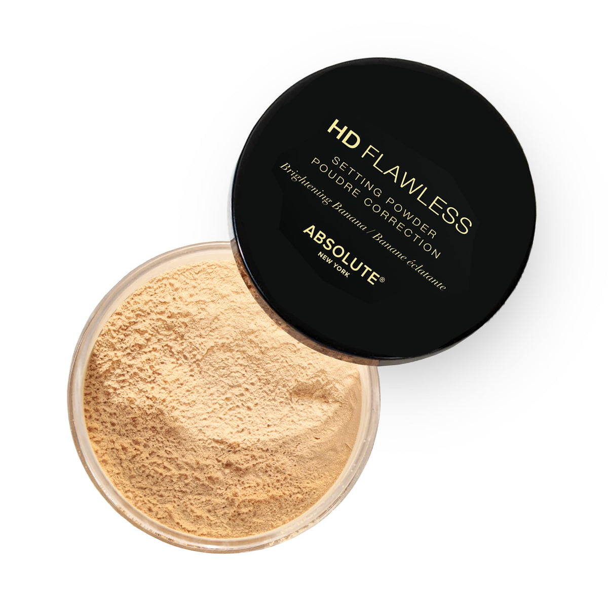 Absolute New York, Brightening Banana Milled Loose HD Flawless Setting Powder