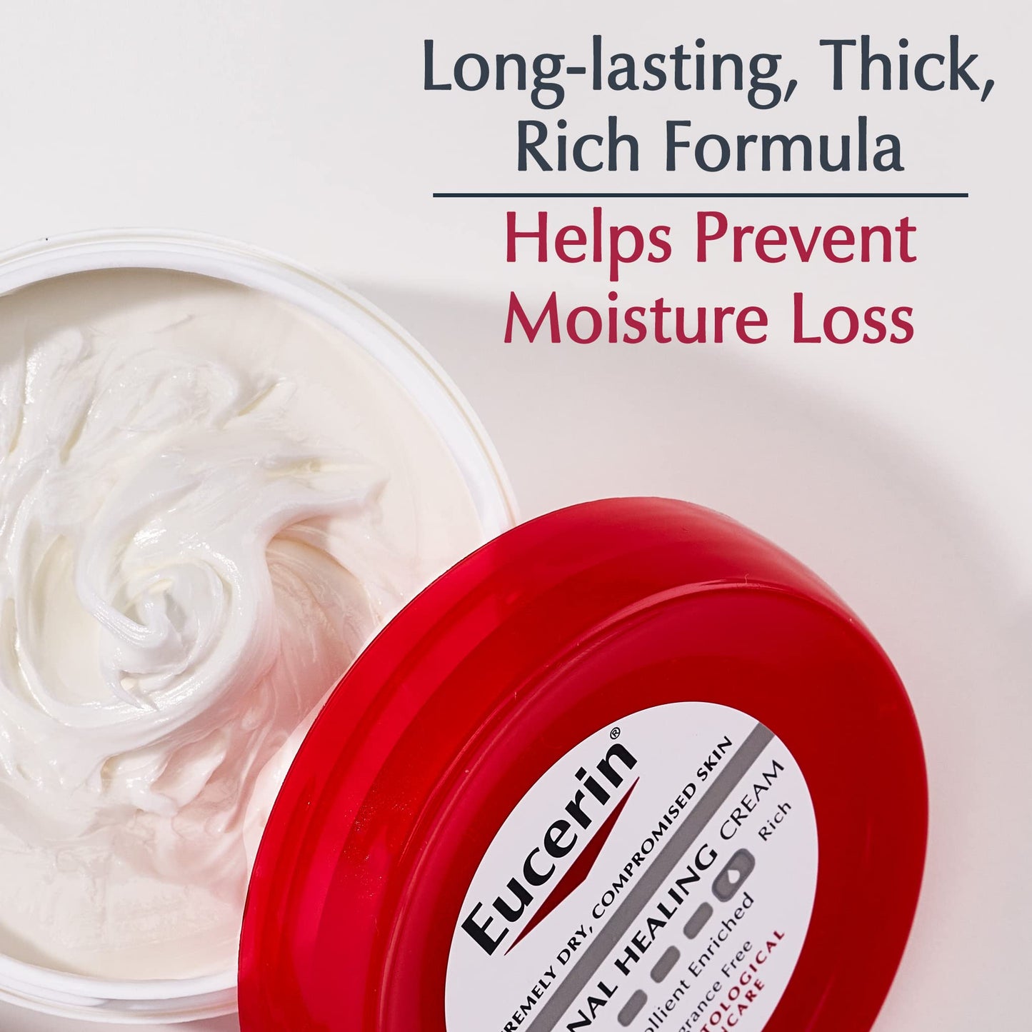 Eucerin Original Healing Cream, Unscented Body Cream for Extremely Dry, Sensitive and Compromised Skin, Emollient Enriched Body Moisturizer, 16 Oz Beauty & Personal Care Eucerin