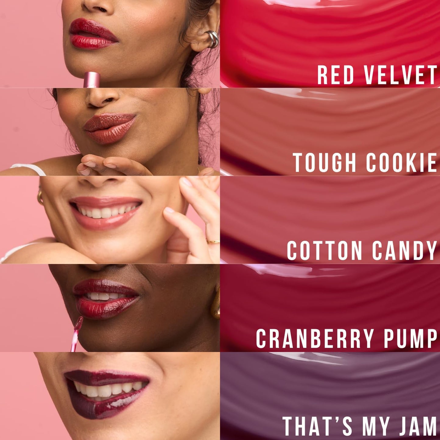 Beauty Bakerie Lip Slip High Shine Lip Gloss, Hydrating Non Sticky Formula, Pigmented Classic Red Finish with Jojoba Sunflower Meadowfoam Oils, Red Beauty & Personal Care Beauty Bakerie