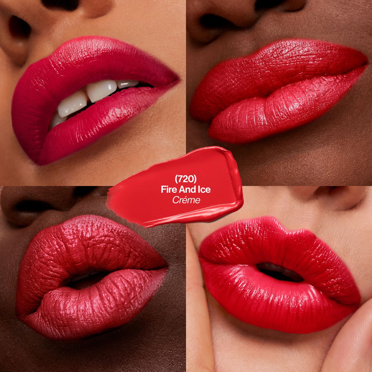Revlon Super Lustrous Lipstick, Creamy Formula For Soft, Fuller-Looking Lips, Moisturized Feel, 720 Fire & Ice, 0.15 oz Beauty & Personal Care REVLON