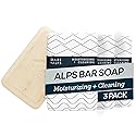Oars + Alps Shea Butter & Jojoba Oil Exfoliating Bar Soap for Men, Deep Cleaning & Exfoliating Soap, Made with Clean Ingredients, All Skin Types Beauty & Personal Care Oars + Alps