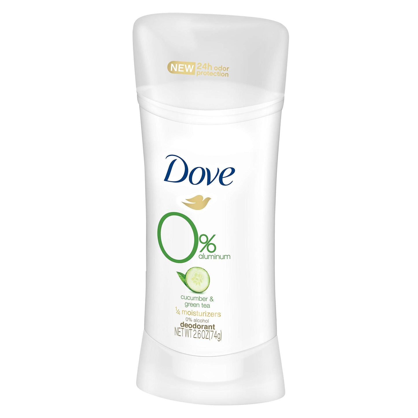 Dove 0% Aluminum Deodorant for Women ¼ Moisturizers Cucumber & Green Tea with 24-Hour Odor Protection,2.6 Ounce (Pack of 3) Beauty and Personal Care Dove