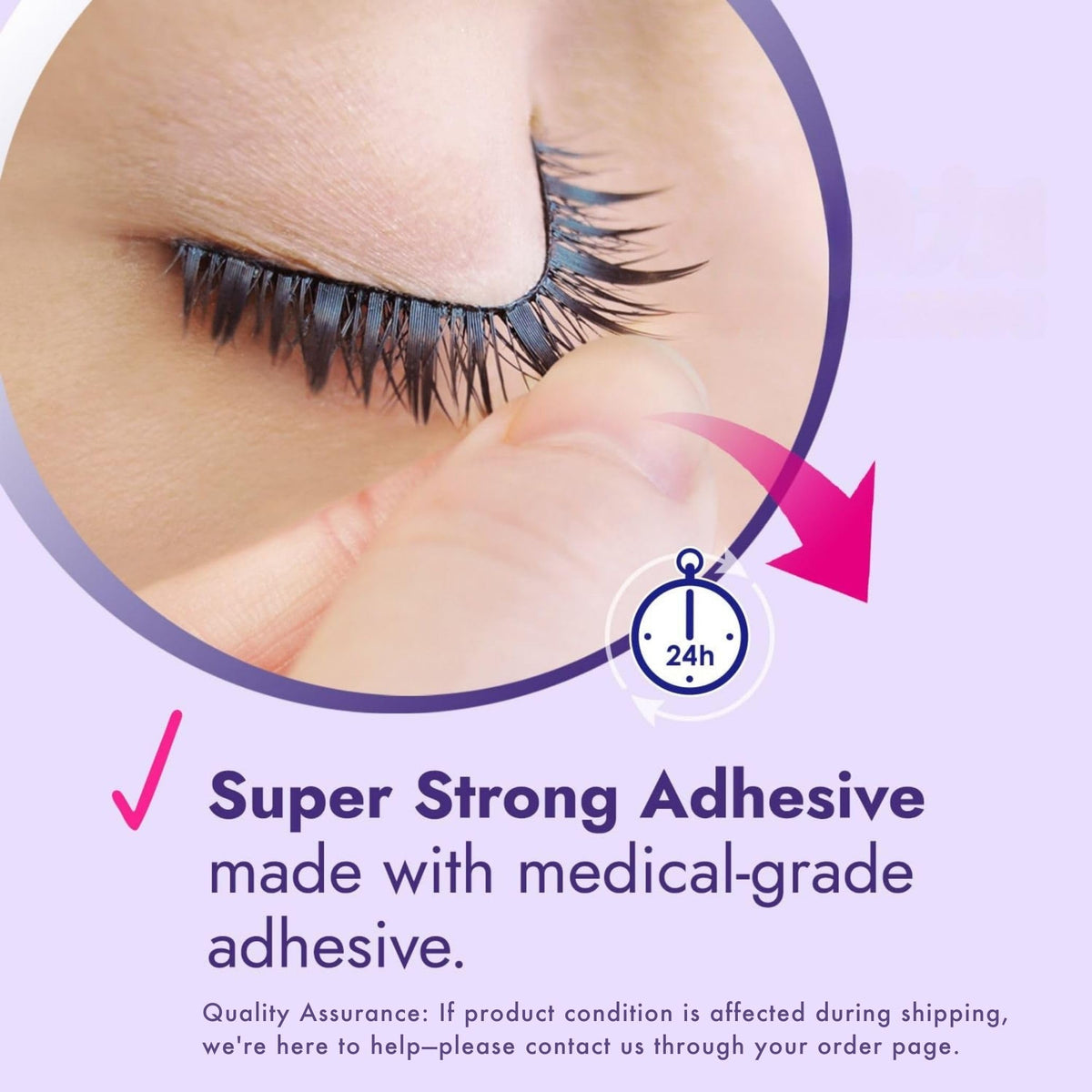 D-UP Eyelash Glue for Sensitive Eyes, Lash Extension Glue for Fake Lashes, Self Adhesive Lashes, Medical Grade, Made in Korea, Clear EX 552