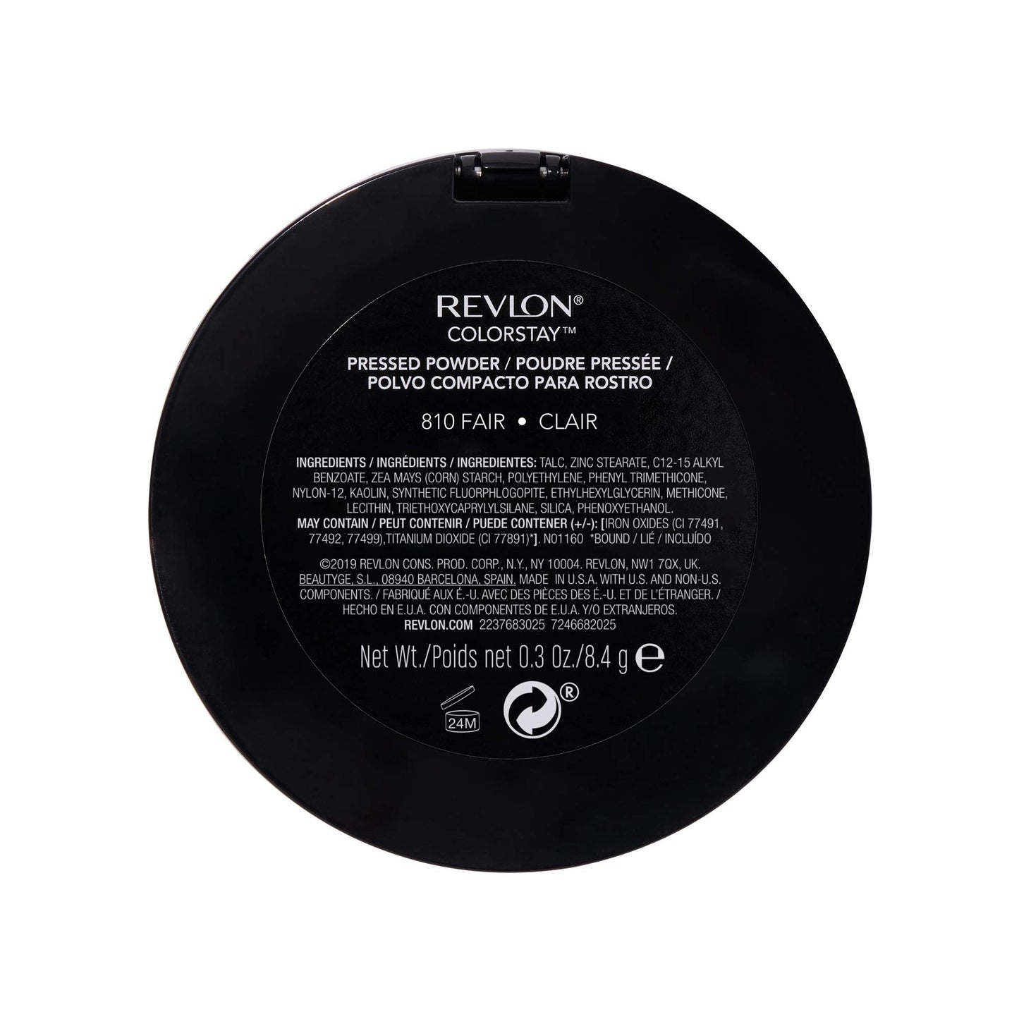Revlon ColorStay Pressed Powder Face Makeup, Longwearing, Fragrance-Free, Noncomedogenic, 810 Fair, 0.3 oz Beauty & Personal Care REVLON