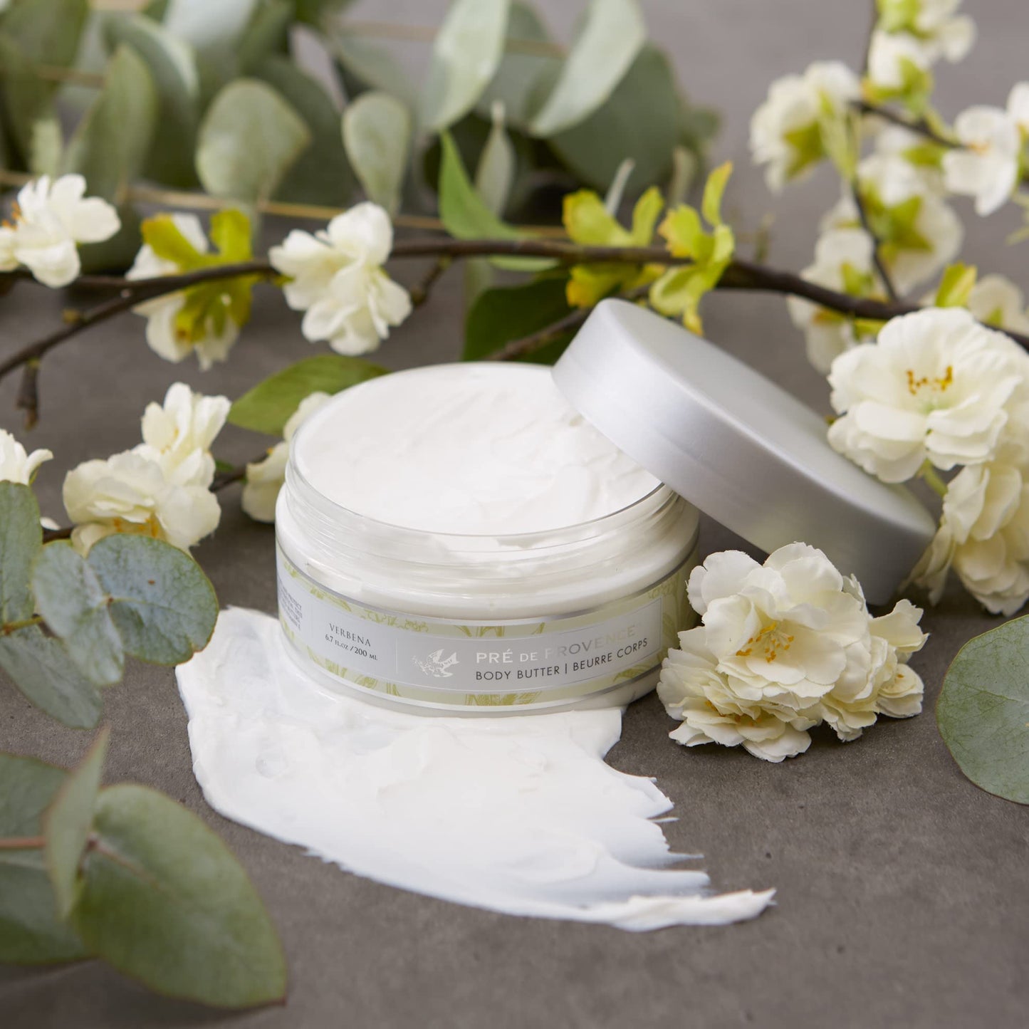 Pre de Provence Collection Shea Butter Enriched Body Butter Soothing & Hydrating Emollient Cream Body Moisturizer for Women, 6.7 Fl Oz, Verbena Beauty & Personal Care Pre de Provence