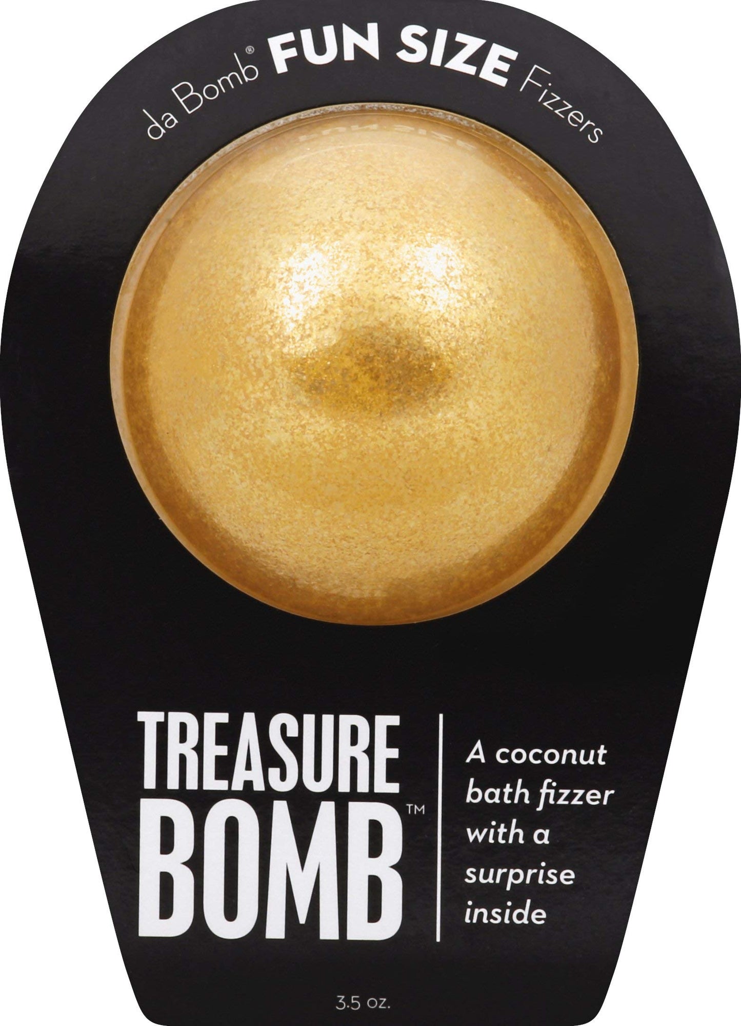 DA BOMB TREASURE BOMB COCONUT BATH FIZZER CARDBOARD SLEEVE 3.5 OZ - 0856901006511 Beauty and Personal Care DA BOMB TREASURE BOMB