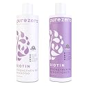 Purezero Biotin Shampoo & Conditioner Set - Anti Thinning Formula - Volumizing, Thicker, Fuller Hair - Zero Sulfates, Parabens, Dyes, Gluten - 100% Beauty & Personal Care Purezero