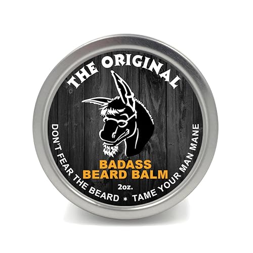 Badass Beard Care Beard Balm for Men - The Original Scent, 2 Ounce - All Natural Ingredients, Soften Hair, Hydrate Skin to Get Rid of Itch Beauty & Personal Care Badass Beard Care