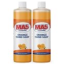 MA5x Cleaning Orange Liquid Hand Soap | General Purpose Hand Cleaner with Orange Extract | 32oz Bottle | Pack of 2 Beauty & Personal Care MA5x CLEANING SUPPLIES