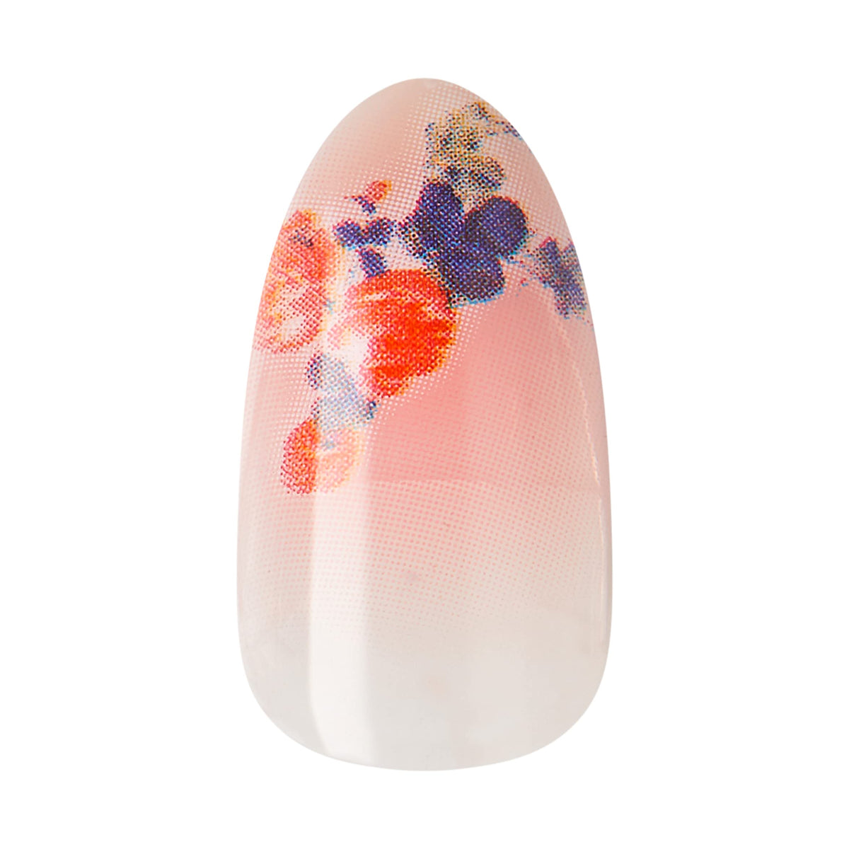 KISS LoveShackFancy x imPRESS Press-On Manicure Limited Edition, Style "Citrus Candy" Medium Almond Pink Press-On Nails, Includes Prep Pad, Mini Nail Beauty & Personal Care imPRESS