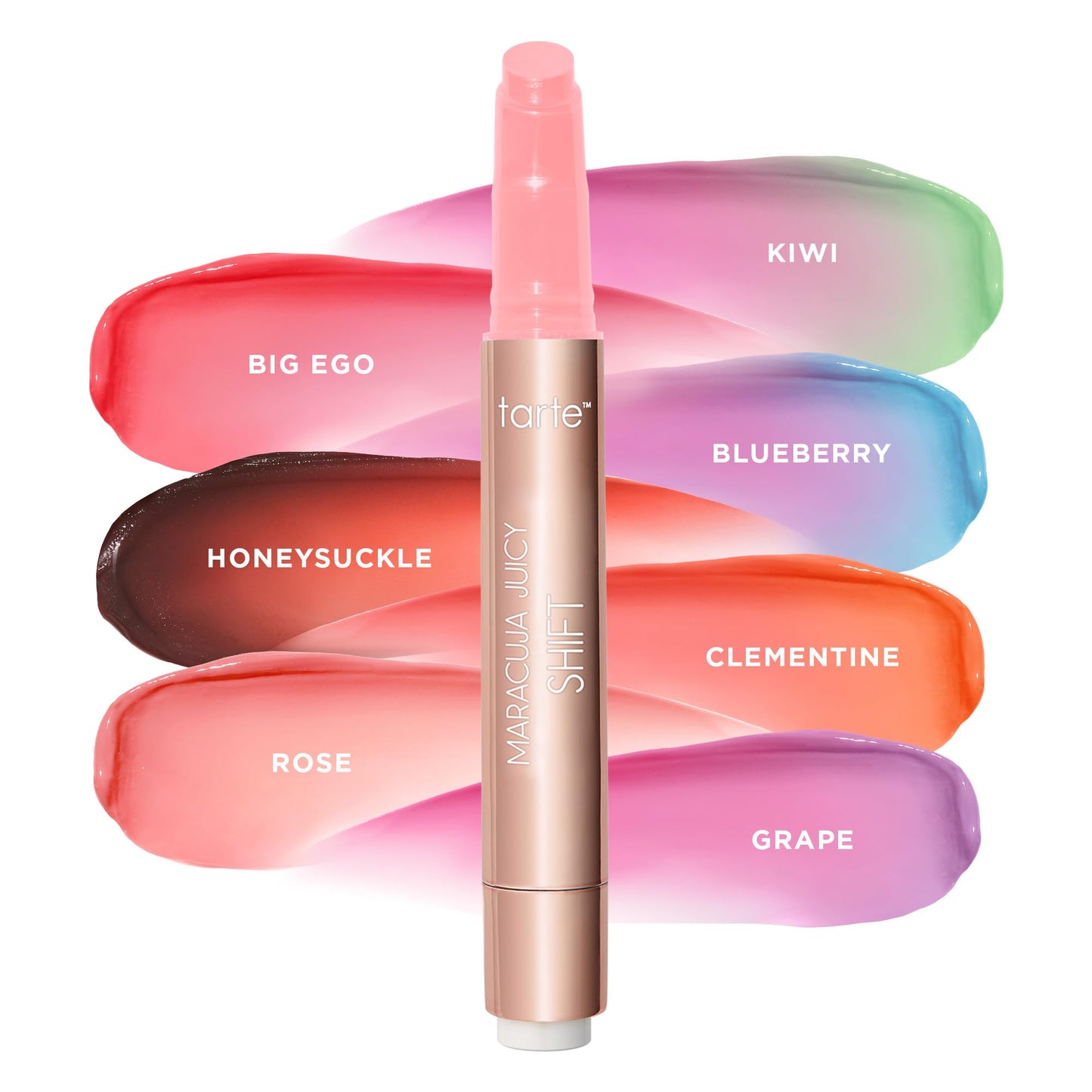 tarte maracuja juicy lip shift - Hydrating & Volumizing Lip Plumper Gloss Balm, Hyaluronic Acid, pH-Powered Plumping Lipgloss, High Shine Finish Beauty & Personal Care tarte