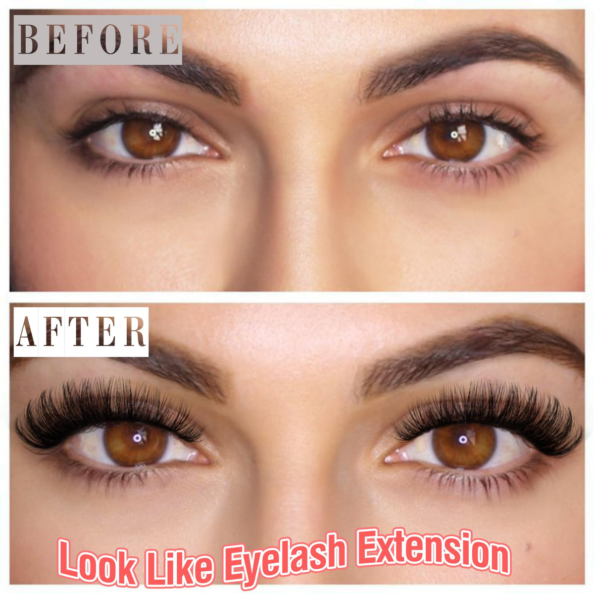 ALICE Cat Eye Lashes Russian Strip Lashes False Eyelashes Clear Band Eyelashes Dramatic Faux Mink Lashes 8 Pairs Beauty & Personal Care ALICE