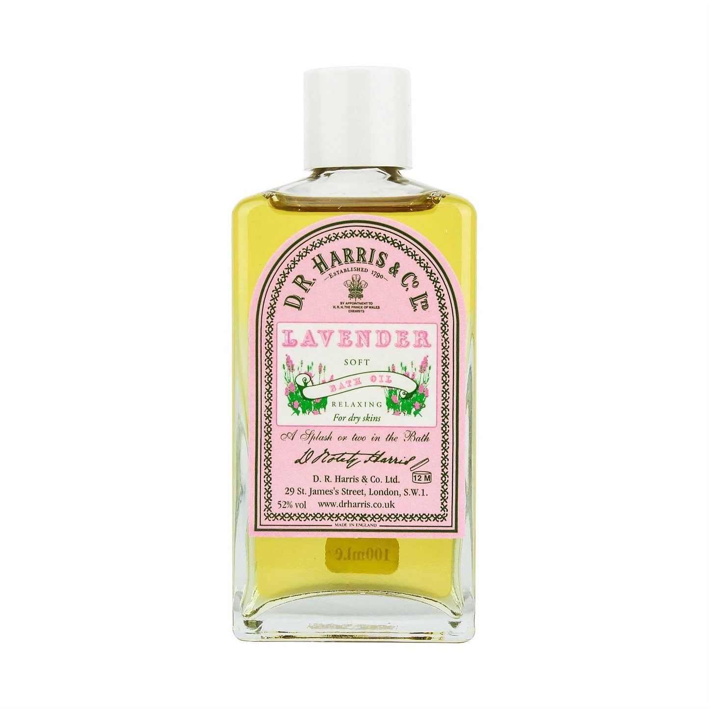 D R Harris Lavender Bath Oil 100ml Beauty and Personal Care D.R. Harris